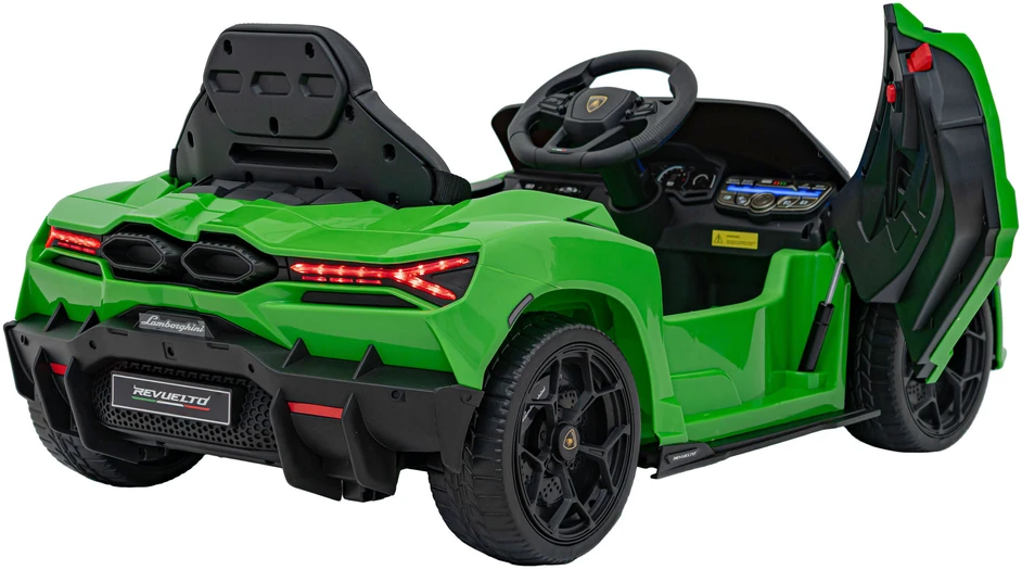 Ramiz Elektromobilis Lamborghini Revuelto, Žalias