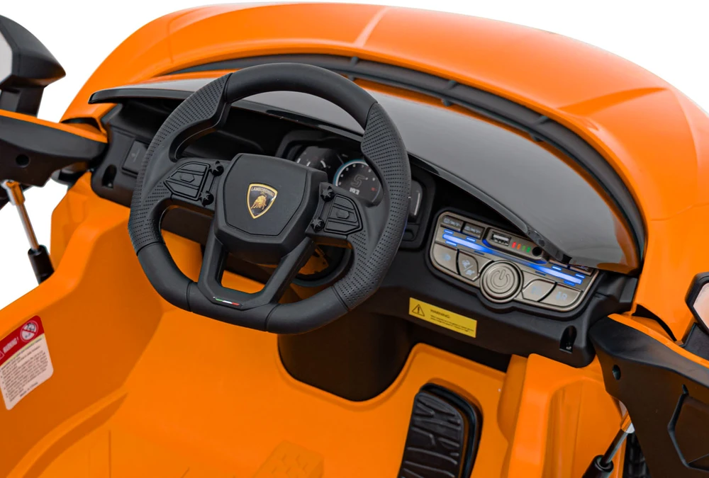 Oranžinis Elektromobilis Lamborghini Revuelto, Oranžinis