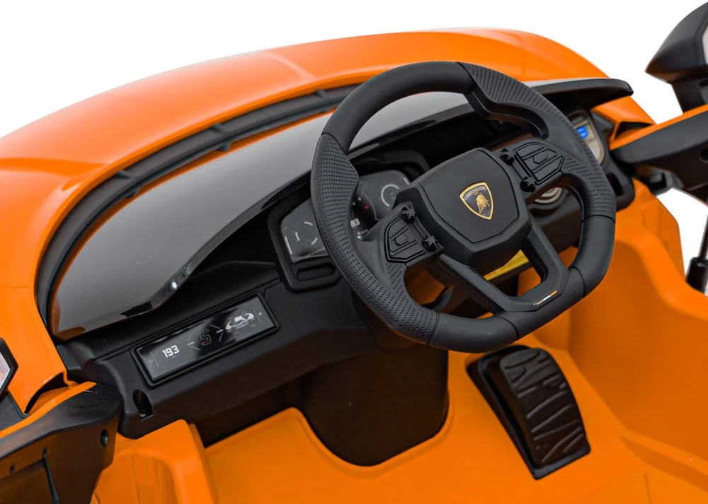 Oranžinis Elektromobilis Lamborghini Revuelto, Oranžinis