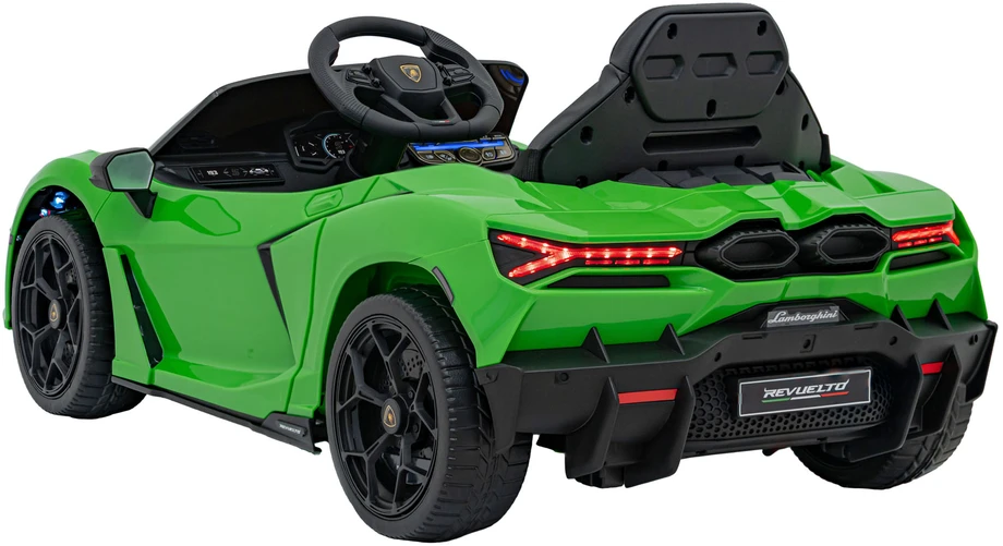Ramiz Elektromobilis Lamborghini Revuelto, Žalias