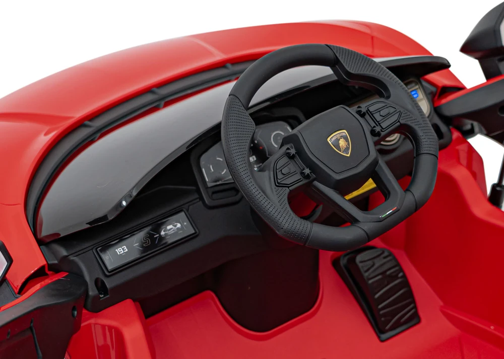 Ramiz Elektromobilis Lamborghini Revuelto, Raudona