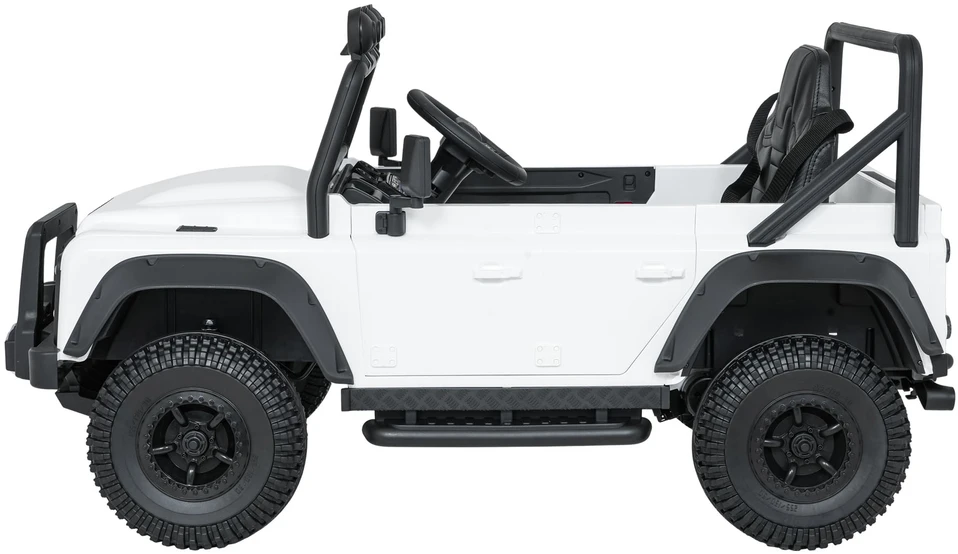 Elektromobilis Land Rover Defender 110 SVX Concept, Baltas