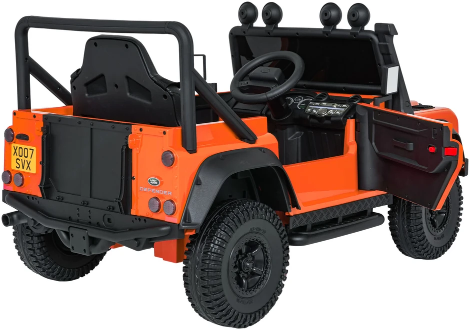 Elektromobilis Land Rover Defender 110 SVX Concept, Oranžinis