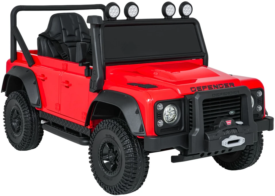 Elektromobilis Land Rover Defender 110 SVX Concept, Raudona
