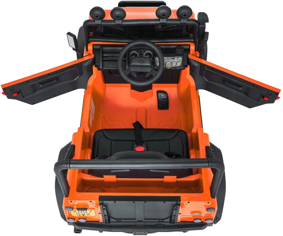 Elektromobilis Land Rover Defender 110 SVX Concept, Oranžinis