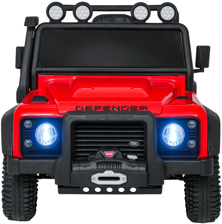 Elektromobilis Land Rover Defender 110 SVX Concept, Raudona