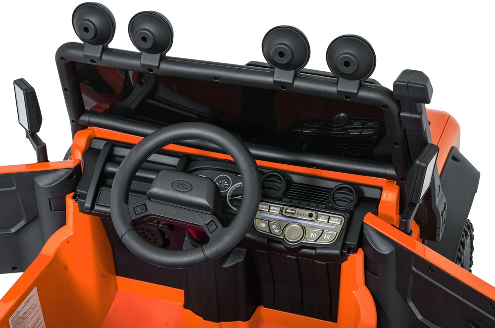 Elektromobilis Land Rover Defender 110 SVX Concept, Oranžinis