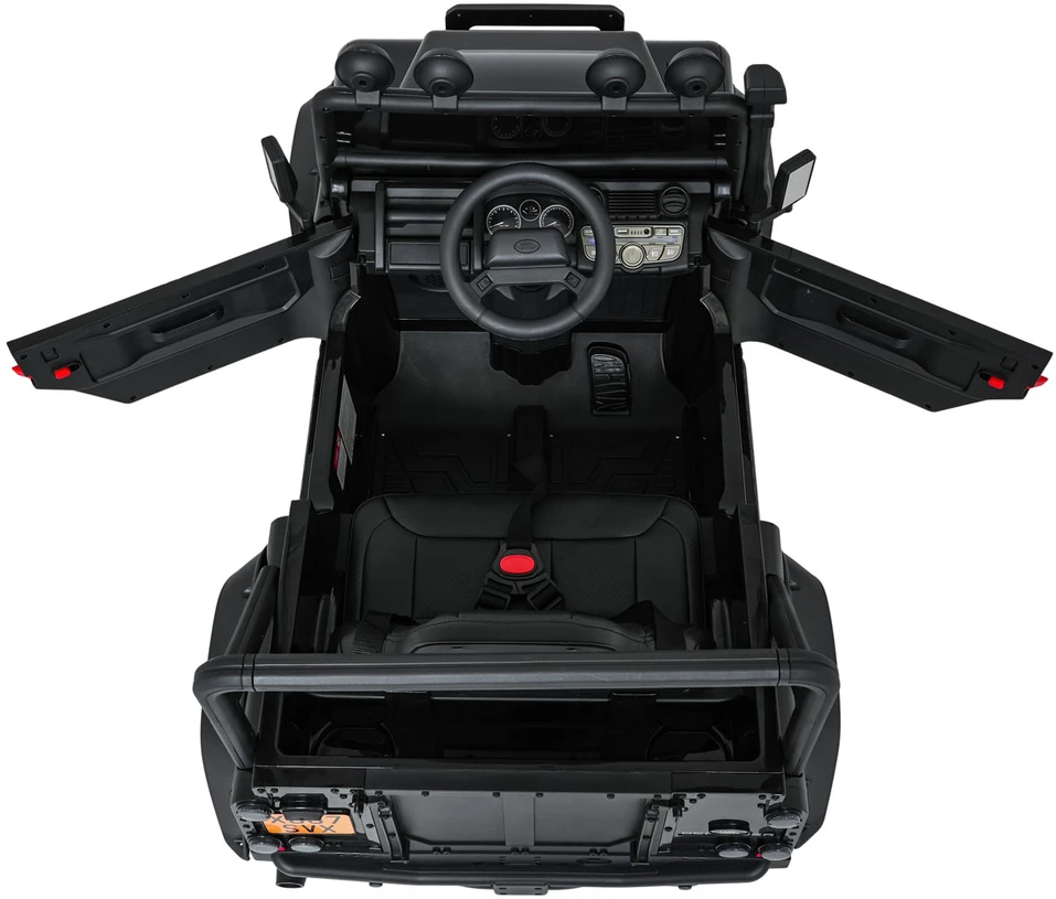 Elektromobilis Land Rover Defender 110 SVX Concept, Juodas