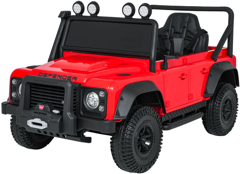 Elektromobilis Land Rover Defender 110 SVX Concept, Raudona