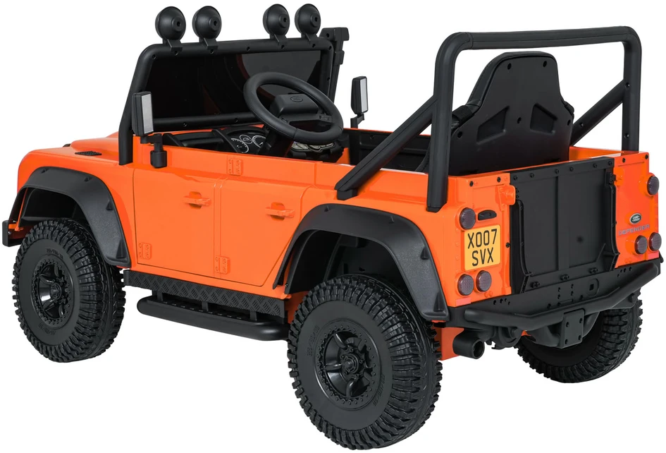 Elektromobilis Land Rover Defender 110 SVX Concept, Oranžinis