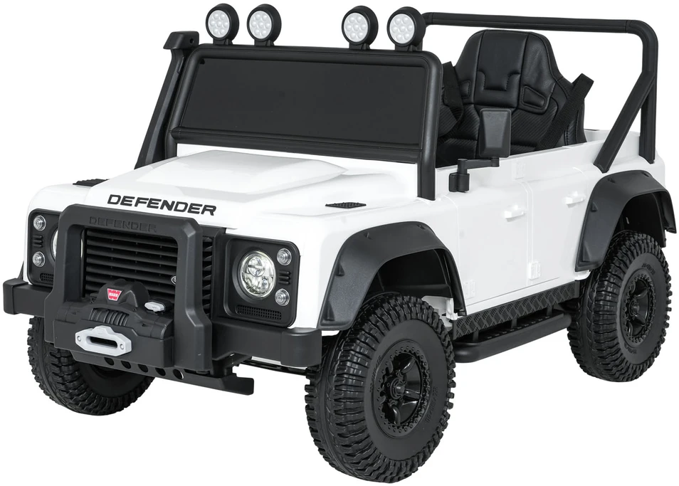 Elektromobilis Land Rover Defender 110 SVX Concept, Baltas