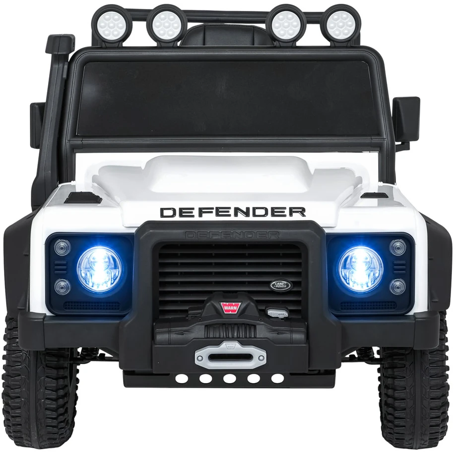 Elektromobilis Land Rover Defender 110 SVX Concept, Baltas