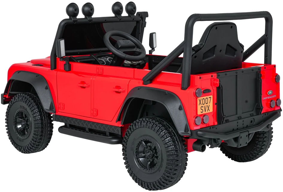 Elektromobilis Land Rover Defender 110 SVX Concept, Raudona