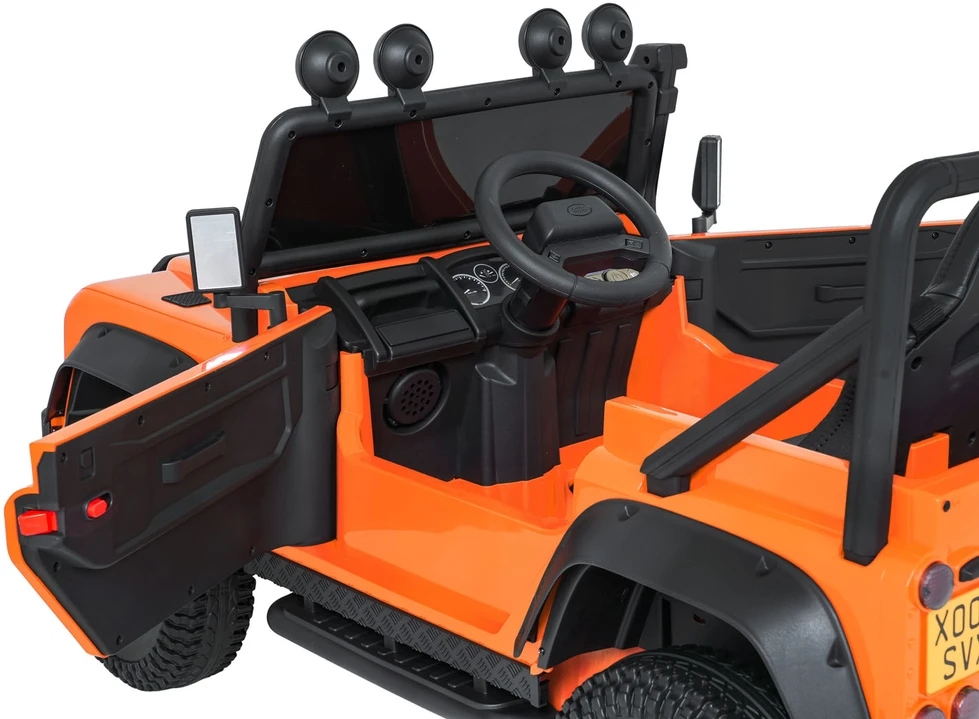 Elektromobilis Land Rover Defender 110 SVX Concept, Oranžinis