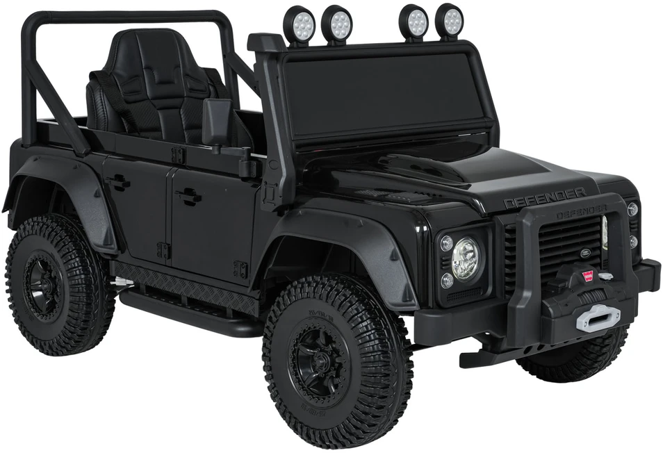 Elektromobilis Land Rover Defender 110 SVX Concept, Juodas