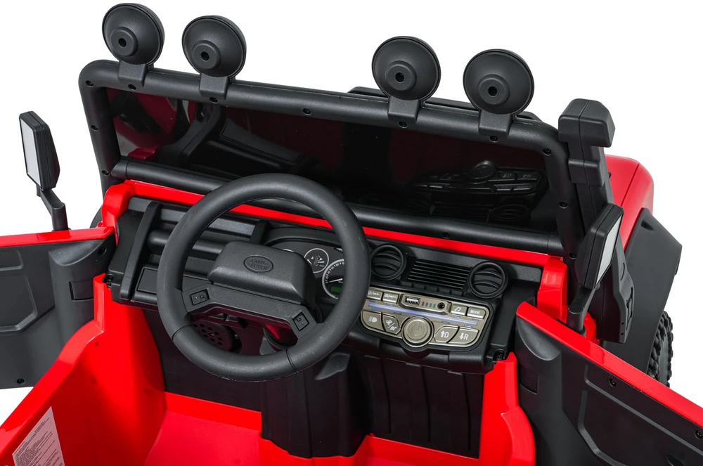 Elektromobilis Land Rover Defender 110 SVX Concept, Raudona