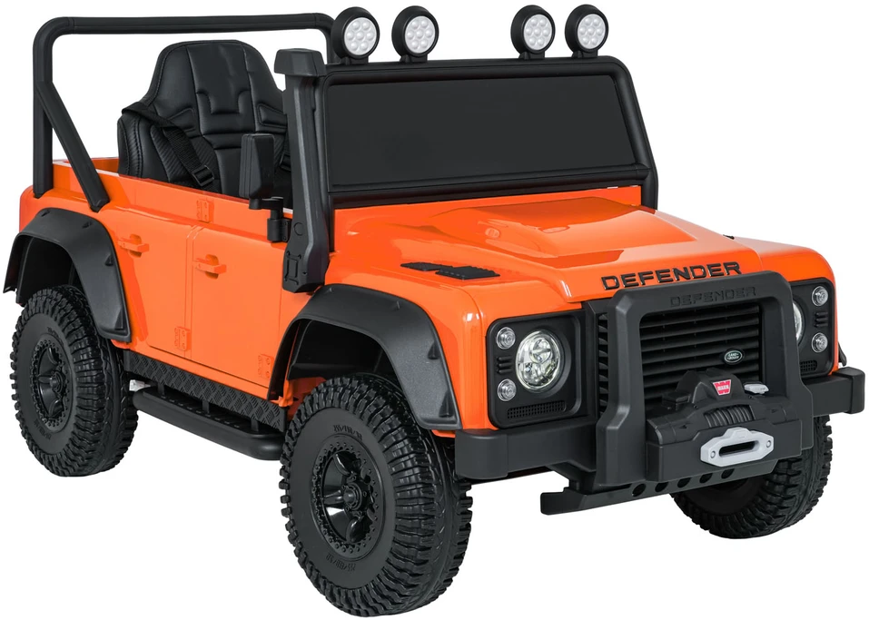 Elektromobilis Land Rover Defender 110 SVX Concept, Oranžinis