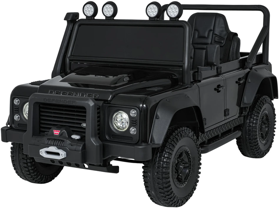 Elektromobilis Land Rover Defender 110 SVX Concept, Juodas