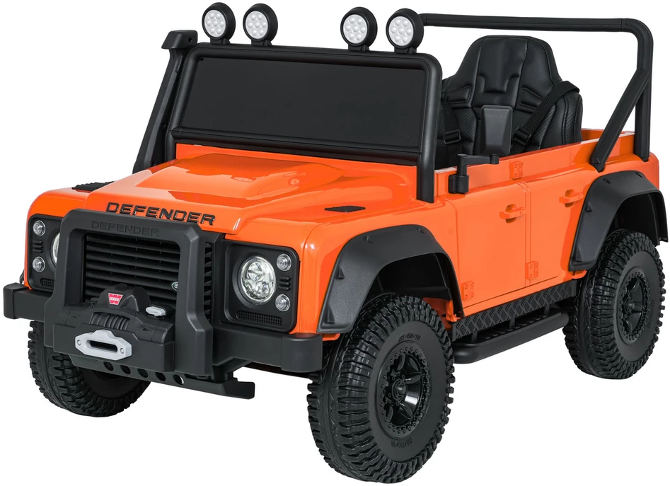 Elektromobilis Land Rover Defender 110 SVX Concept, Oranžinis