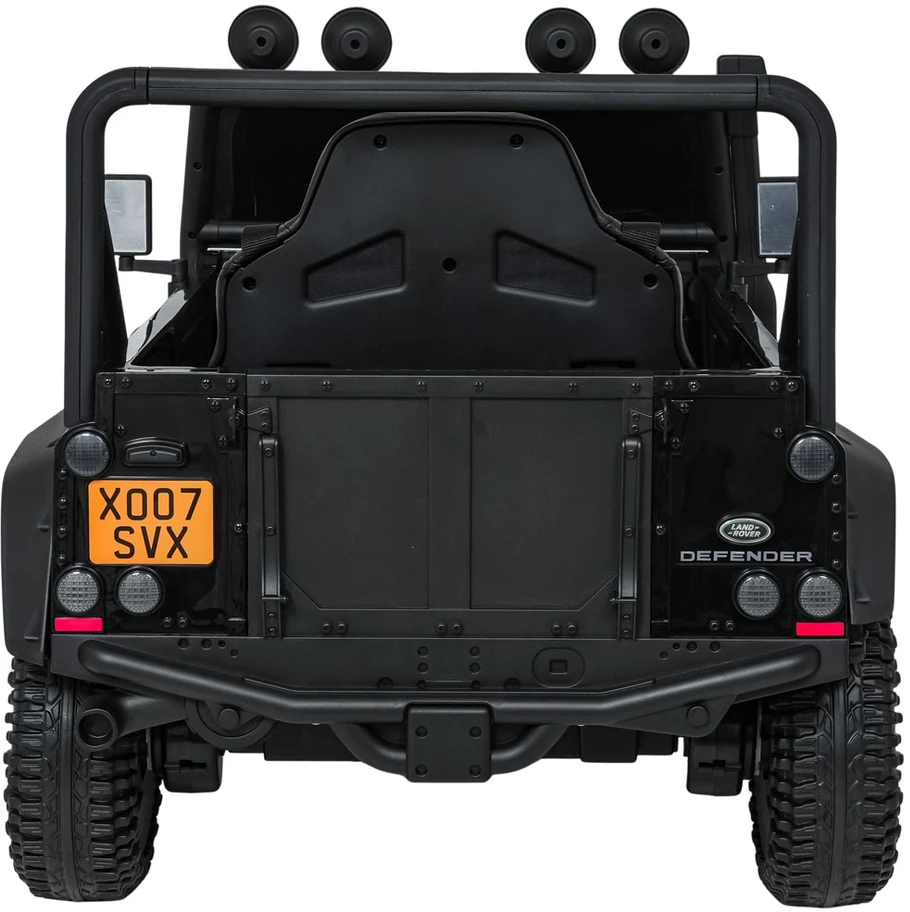 Elektromobilis Land Rover Defender 110 SVX Concept, Juodas
