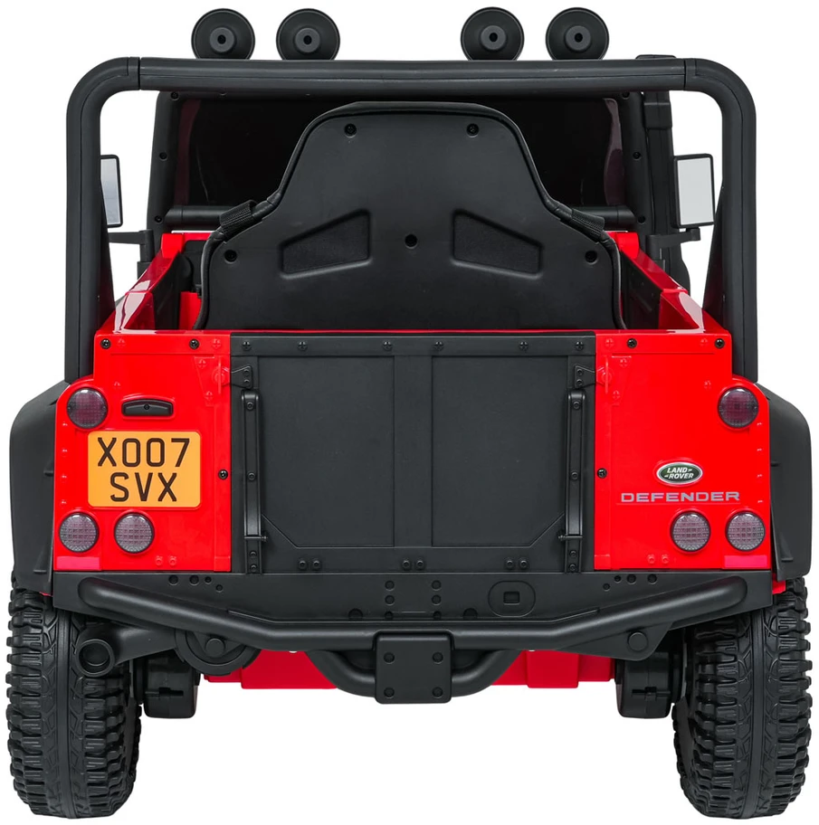 Elektromobilis Land Rover Defender 110 SVX Concept, Raudona