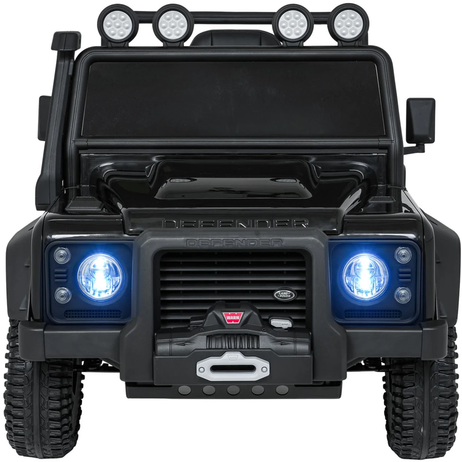 Elektromobilis Land Rover Defender 110 SVX Concept, Juodas
