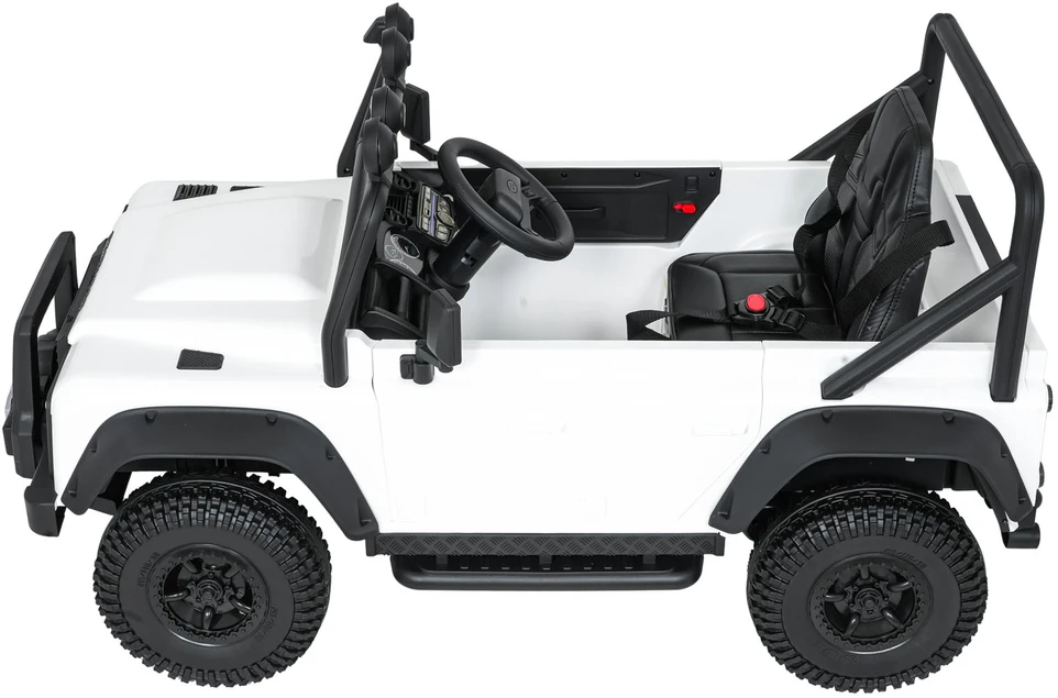 Elektromobilis Land Rover Defender 110 SVX Concept, Baltas