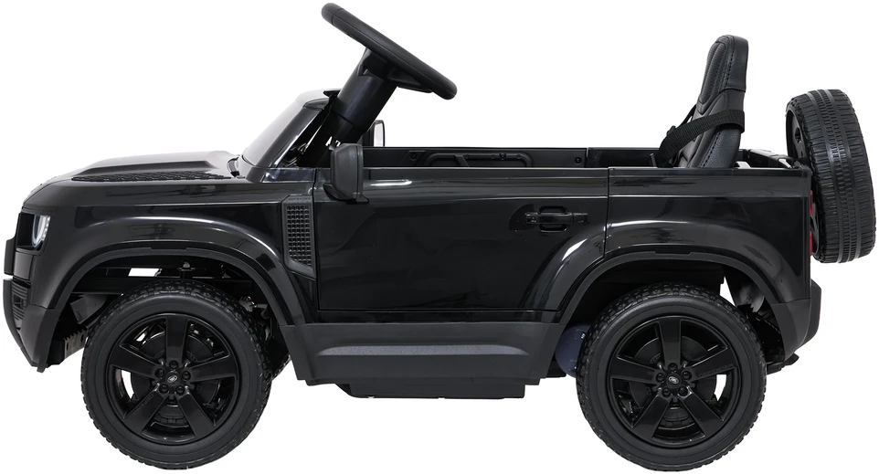 Vaikiškas elektrinis Land Rover Defender juodas