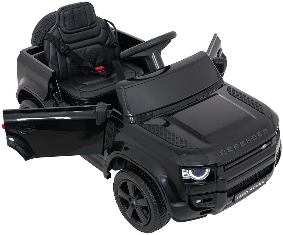 Vaikiškas elektrinis Land Rover Defender juodas
