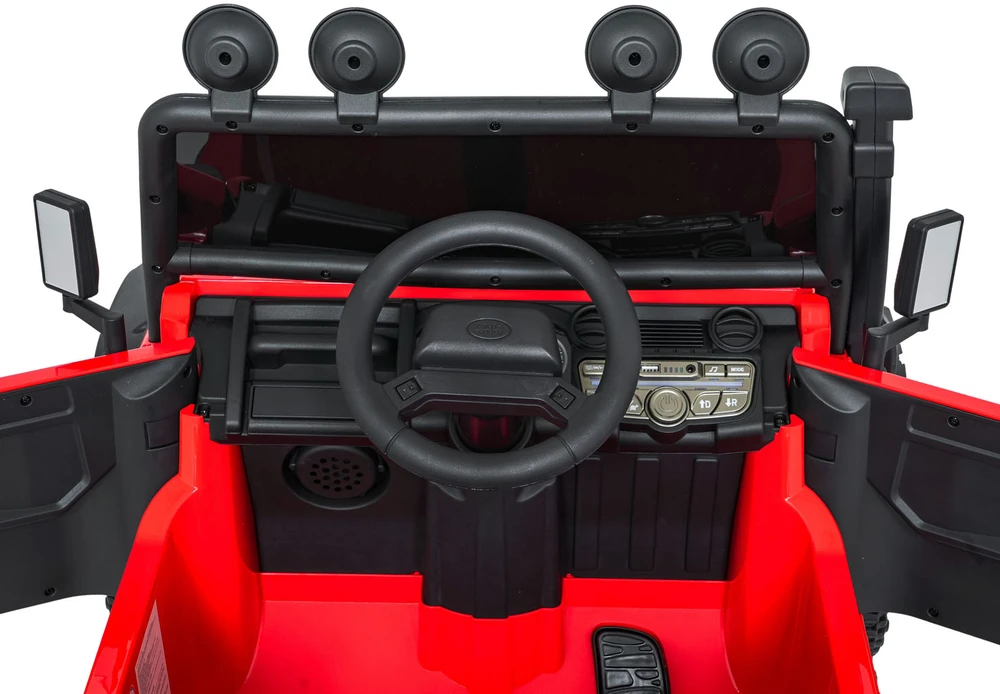 Elektromobilis Land Rover Defender 110 SVX Concept, Raudona