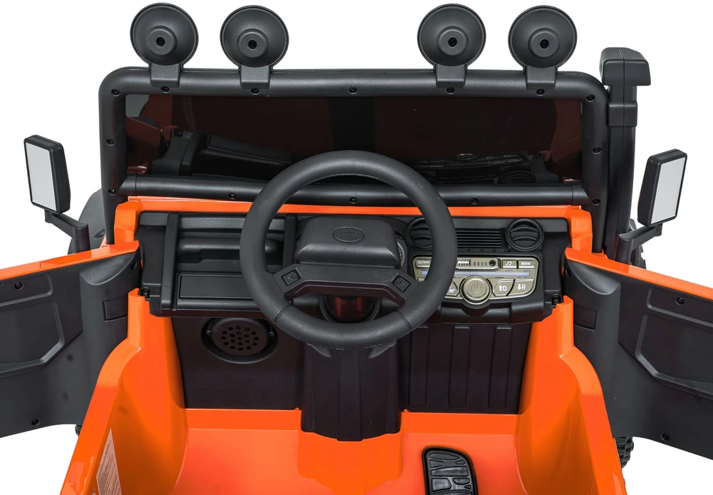 Elektromobilis Land Rover Defender 110 SVX Concept, Oranžinis