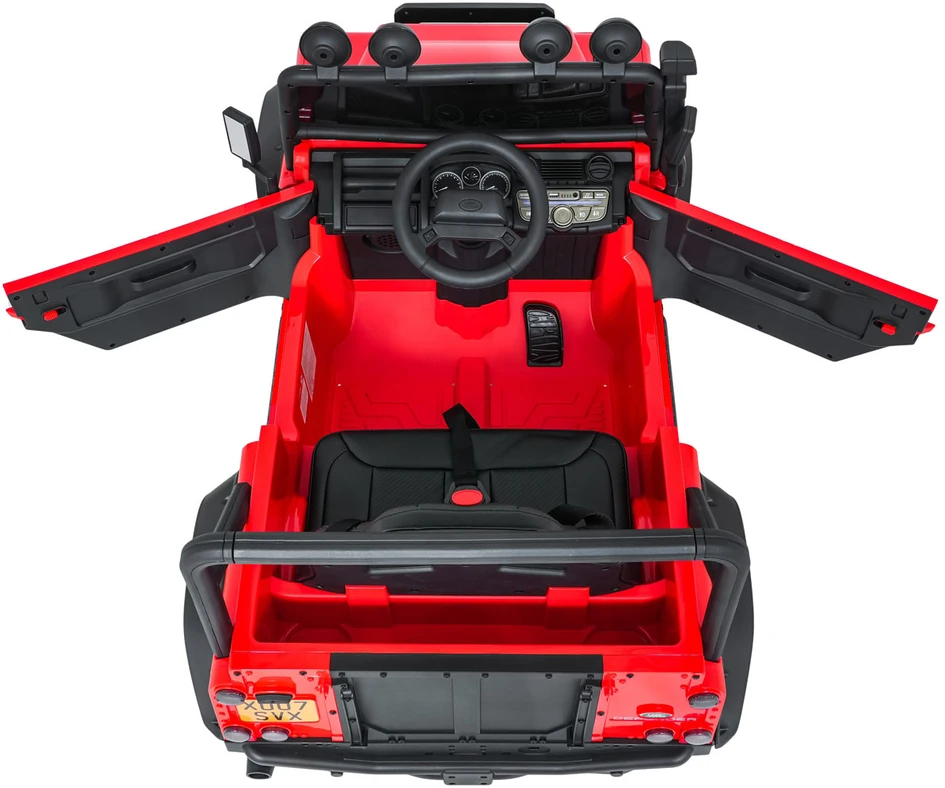 Elektromobilis Land Rover Defender 110 SVX Concept, Raudona