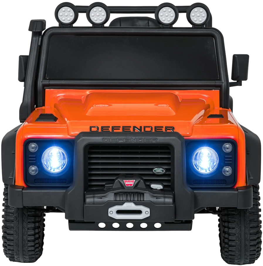 Elektromobilis Land Rover Defender 110 SVX Concept, Oranžinis