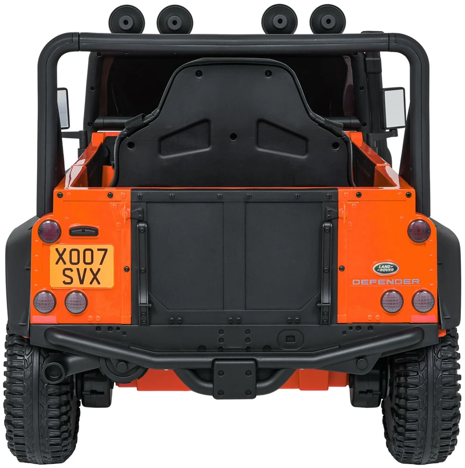 Elektromobilis Land Rover Defender 110 SVX Concept, Oranžinis