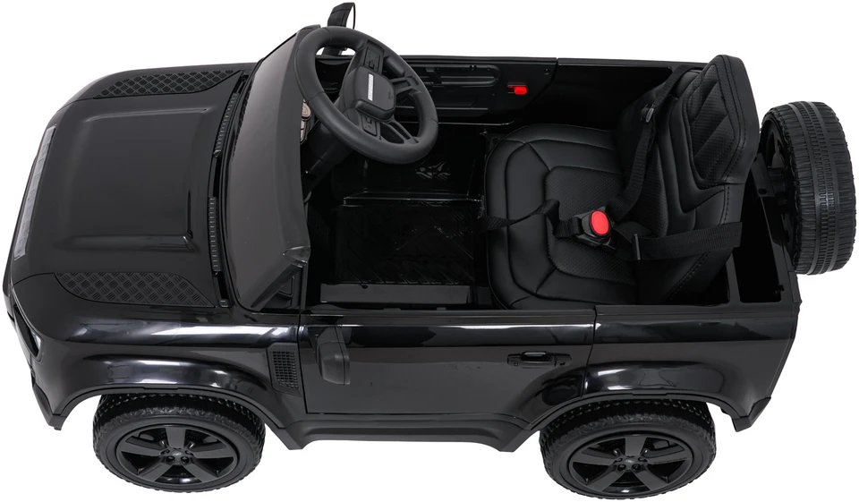Vaikiškas elektrinis Land Rover Defender juodas