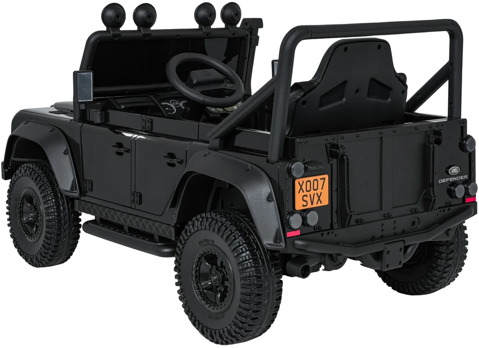 Elektromobilis Land Rover Defender 110 SVX Concept, Juodas