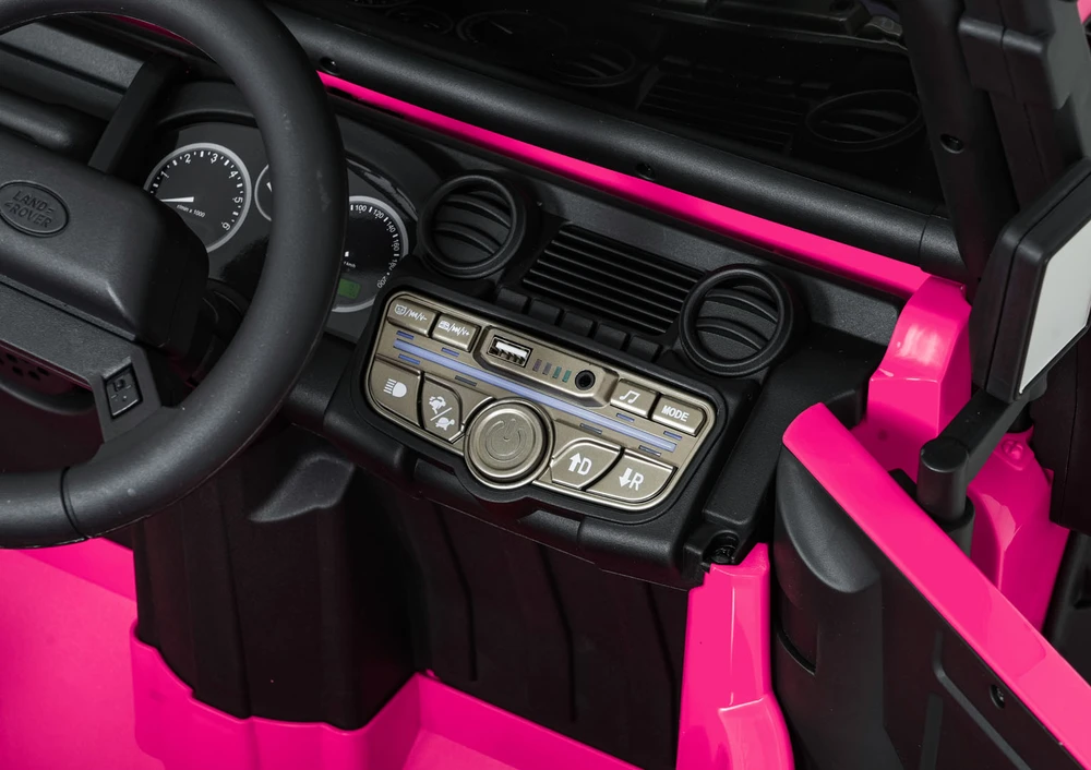 Elektromobilis Land Rover Defender 110 SVX Concept, Rožinė