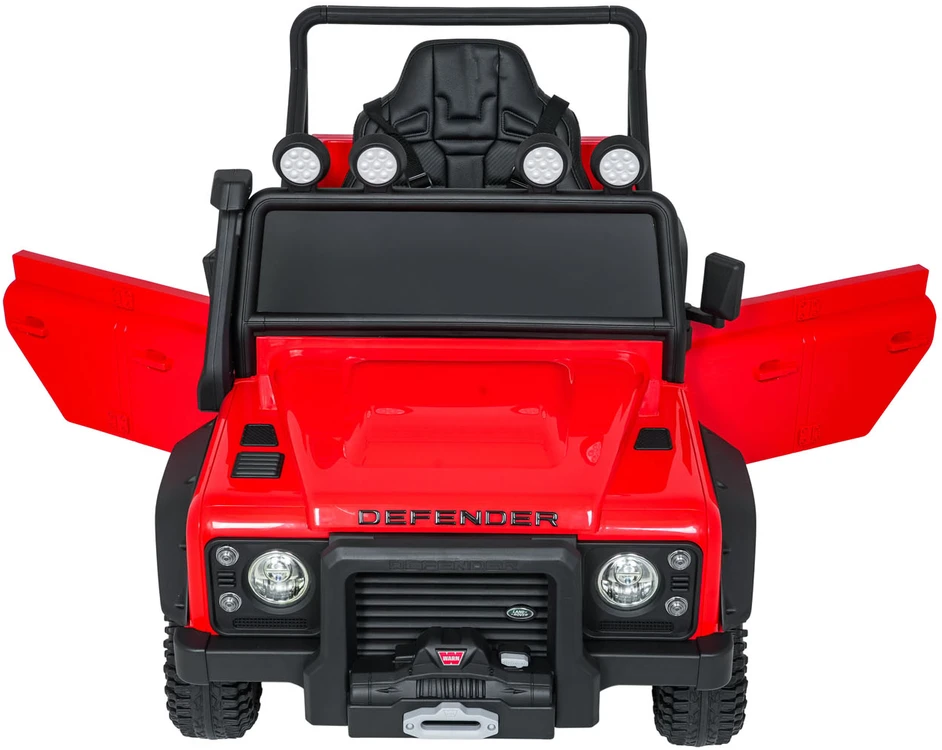 Elektromobilis Land Rover Defender 110 SVX Concept, Raudona