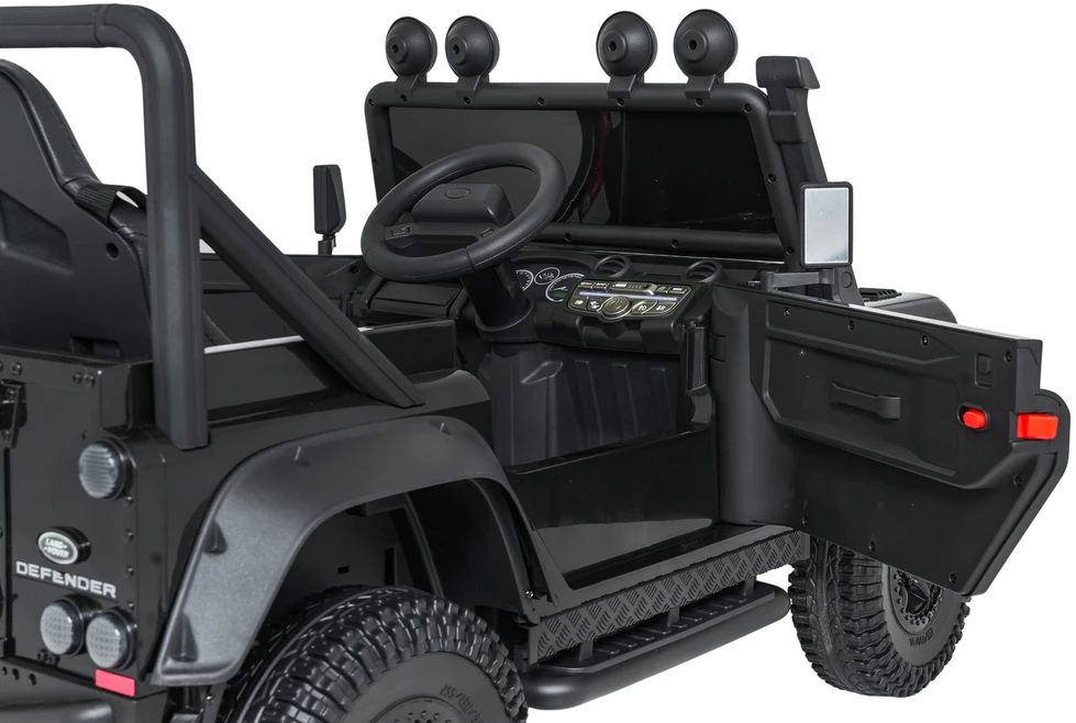 Elektromobilis Land Rover Defender 110 SVX Concept, Juodas