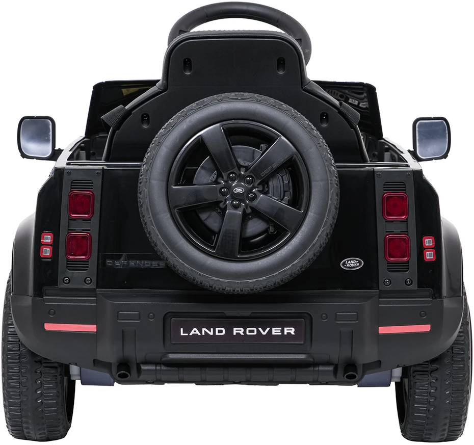 Vaikiškas elektrinis Land Rover Defender juodas