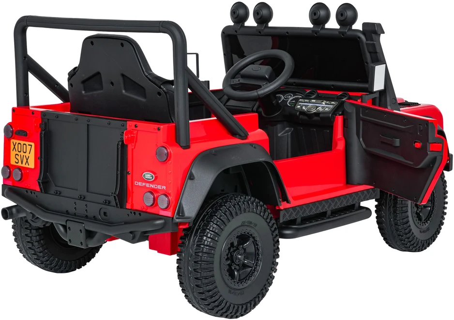 Elektromobilis Land Rover Defender 110 SVX Concept, Raudona