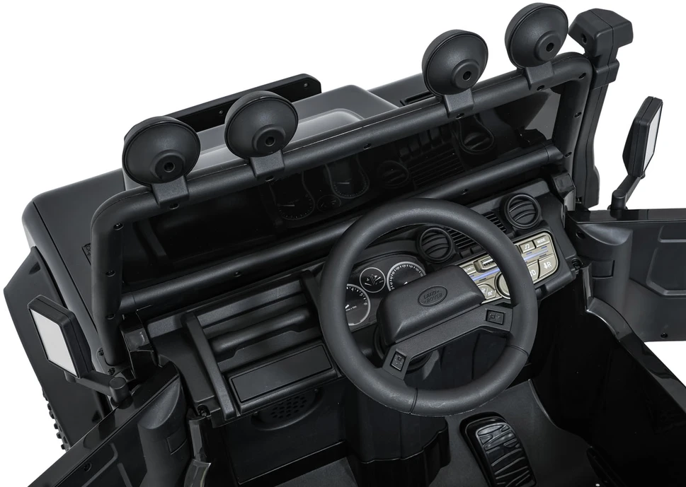 Elektromobilis Land Rover Defender 110 SVX Concept, Juodas