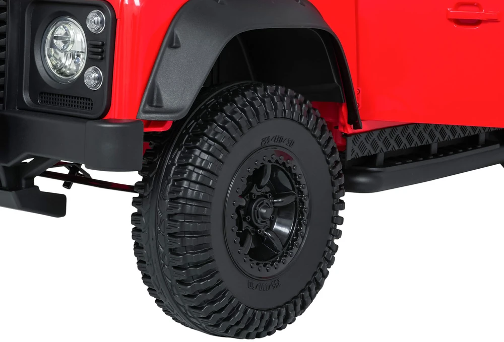 Elektromobilis Land Rover Defender 110 SVX Concept, Raudona