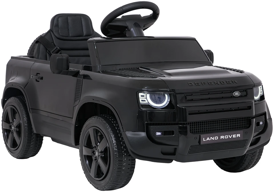 Vaikiškas elektrinis Land Rover Defender juodas
