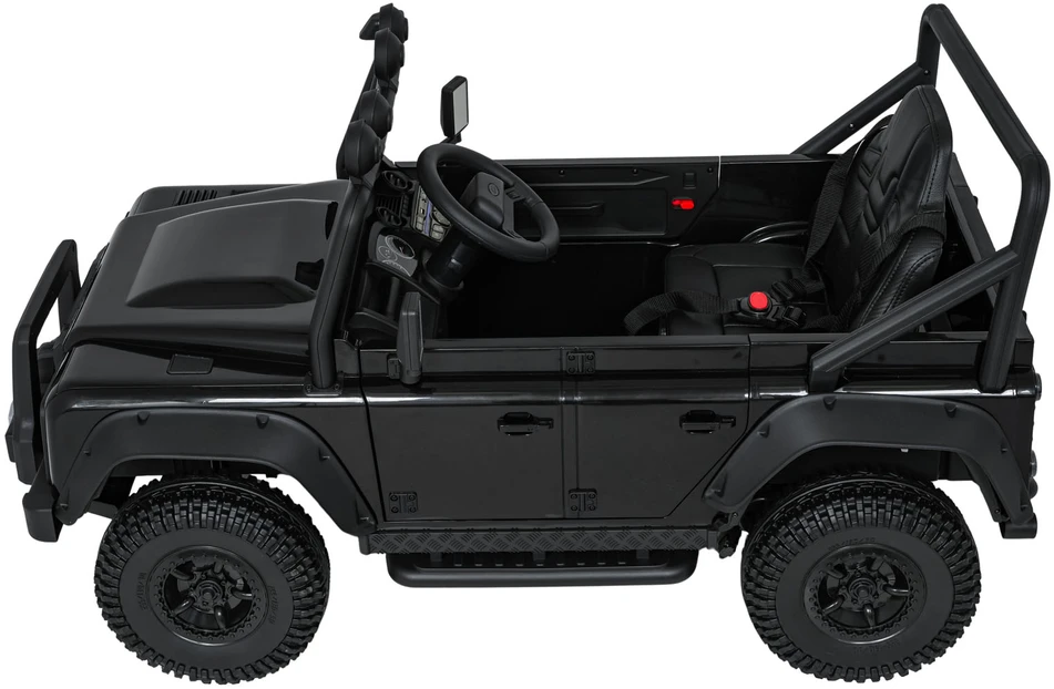 Elektromobilis Land Rover Defender 110 SVX Concept, Juodas