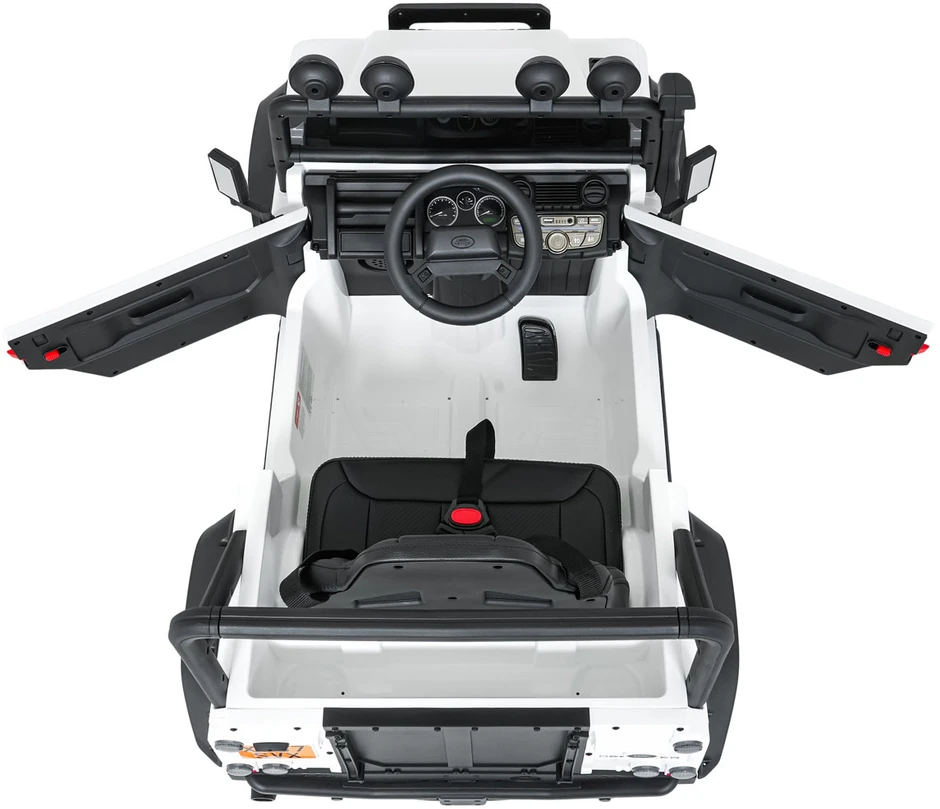Elektromobilis Land Rover Defender 110 SVX Concept, Baltas