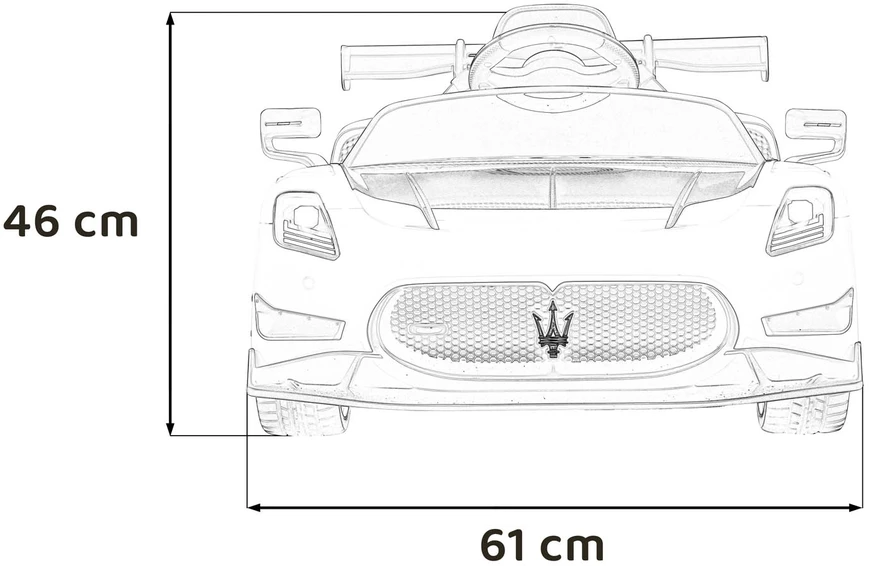 Elektromobilis Maserati MC20 GT2, Baltas