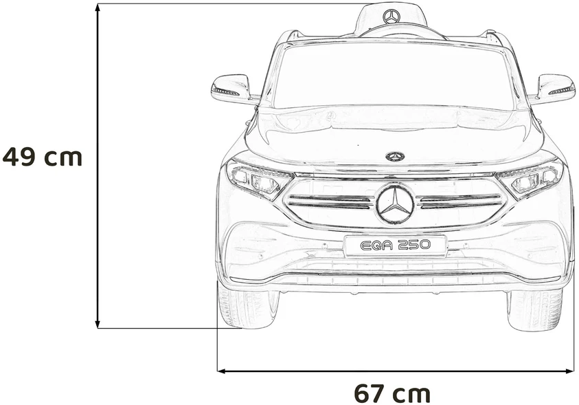 Ramiz Mercedes Benz EQA 250 Baltas