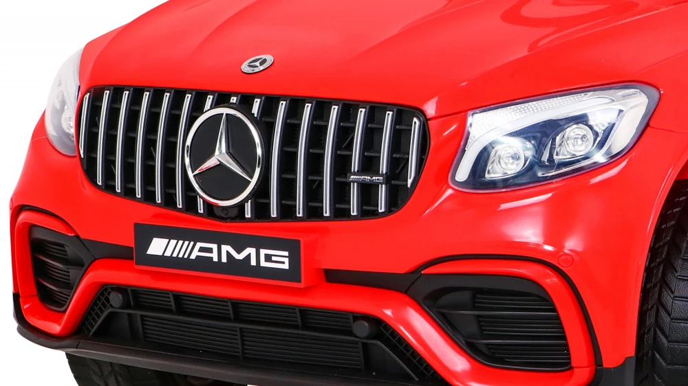 Ramiz Elektromobilis Mercedes Benz GLC63S 4x4, Raudona