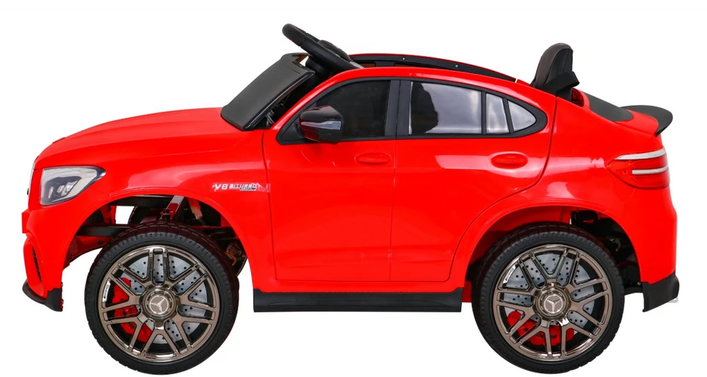 Ramiz Elektromobilis Mercedes Benz GLC63S 4x4, Raudona